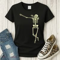 Dabbing Dab Skeleton Women's T-Shirt thumb 3