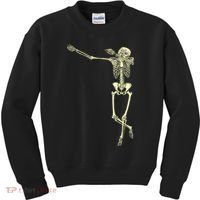 Dabbing Dab Skeleton Kids Sweatshirt thumb 0