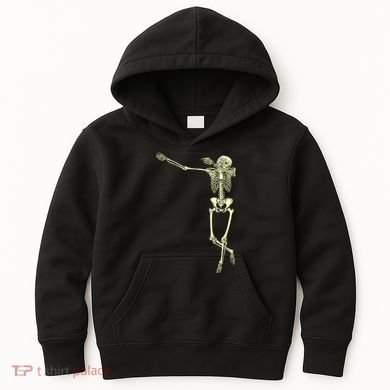 Dabbing Dab Skeleton Kids Hoodie