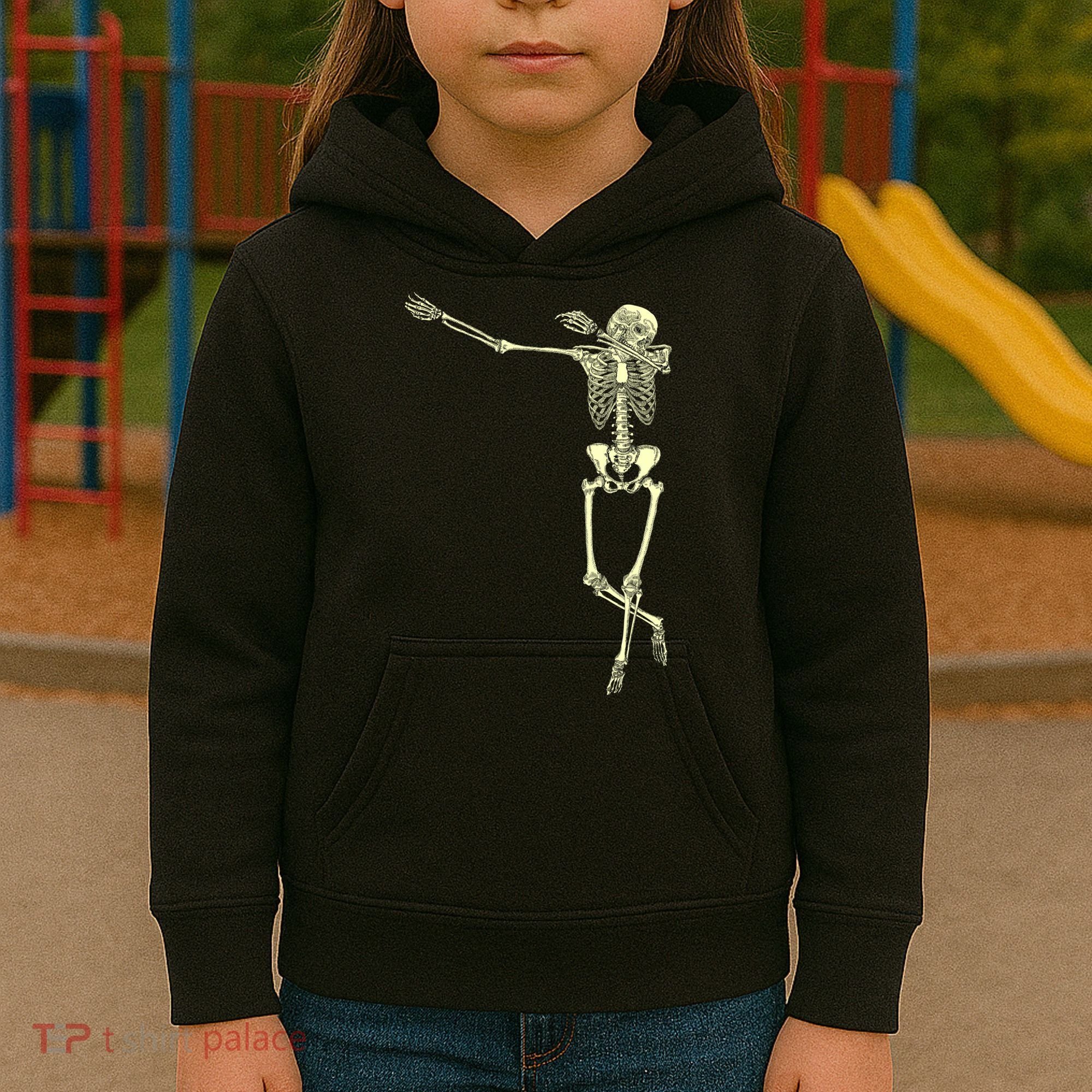 Dabbing Dab Skeleton Kids Hoodie
