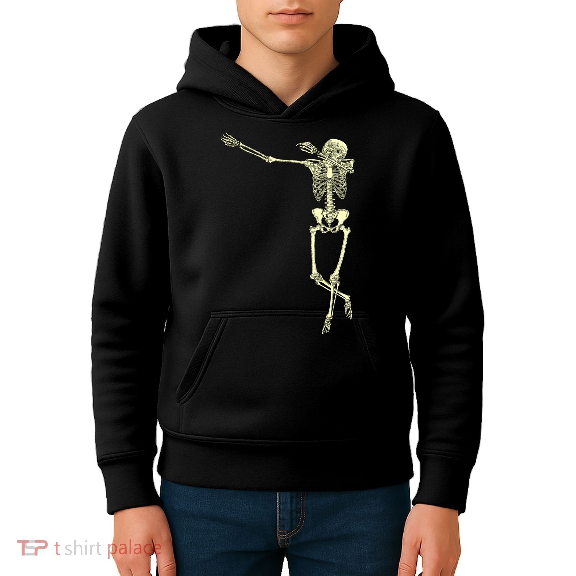 Dabbing Dab Skeleton Kids Hoodie