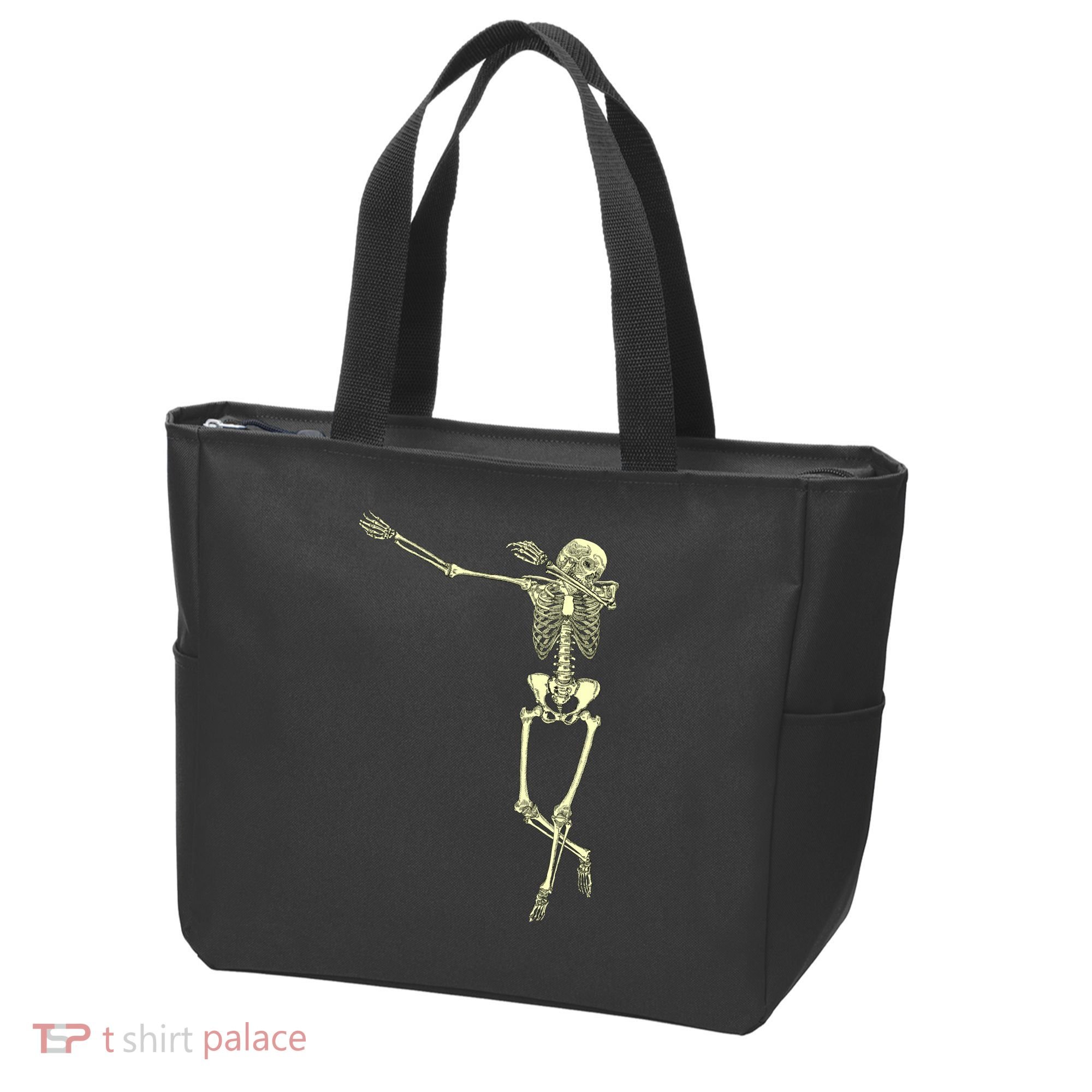 Dabbing Dab Skeleton Tote Bag