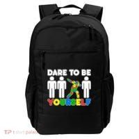 Dabbing Dare to be Yourself Autism Awareness Backpack thumb 0