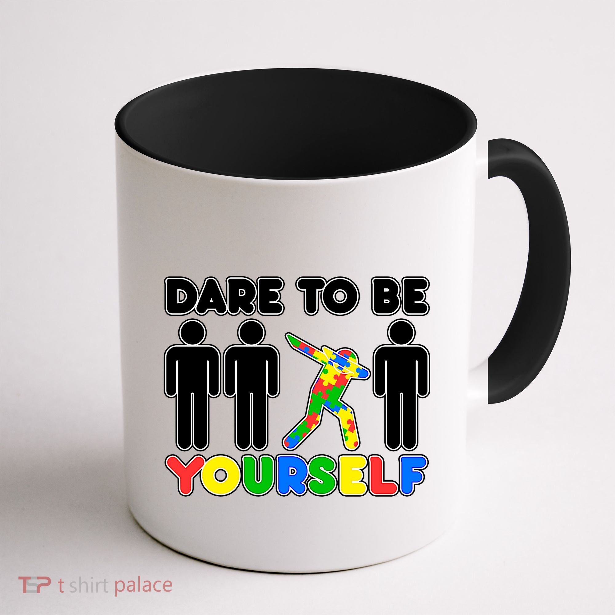 Dabbing Dare to be Yourself Autism Awareness Coffee Mug