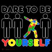 Dabbing Dare to be Yourself Autism Awareness Coffee Mug thumb 5