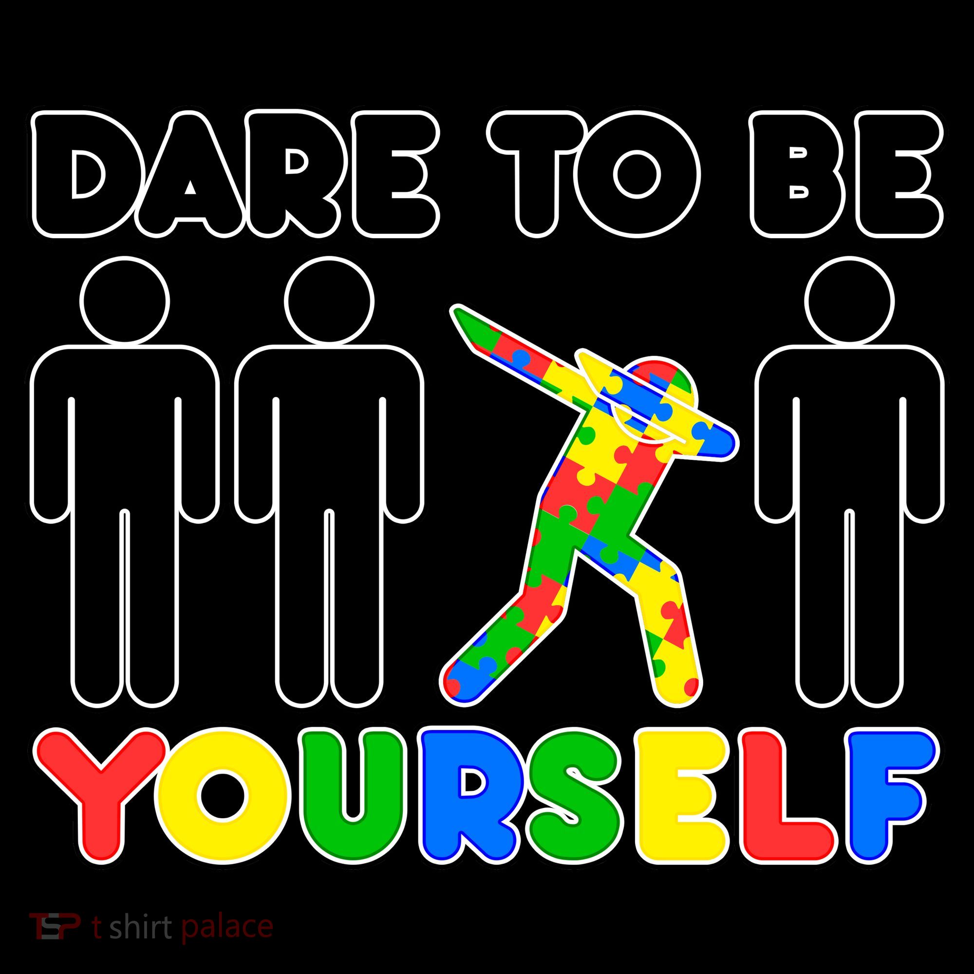 Dabbing Dare to be Yourself Autism Awareness Coffee Mug