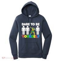 Dabbing Dare to be Yourself Autism Awareness Women's Hoodie thumb 0
