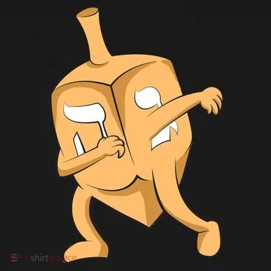 Dabbing Dreidel Button