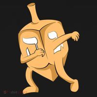 Dabbing Dreidel Coaster thumb 2