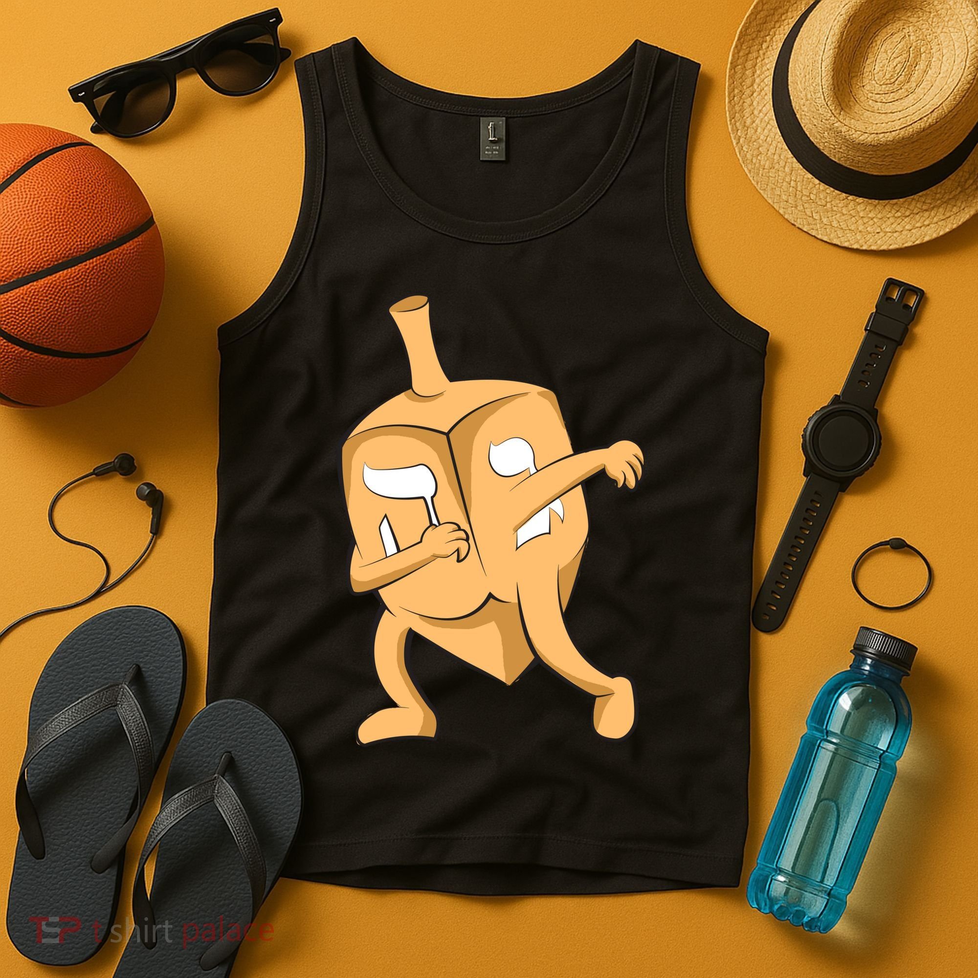 Dabbing Dreidel Tank Top