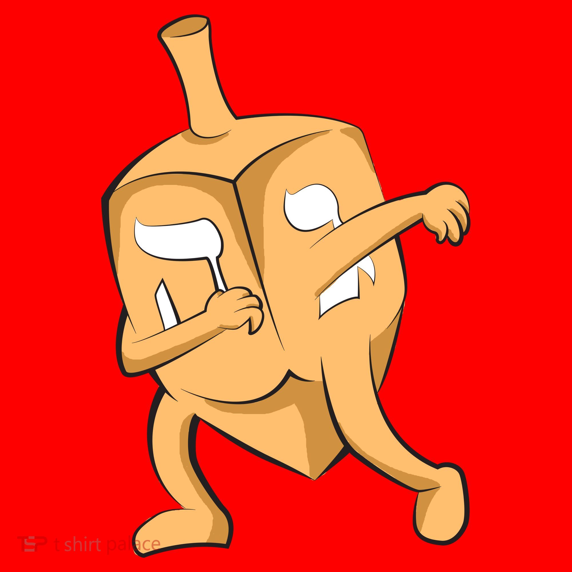 Dabbing Dreidel Santa Hat