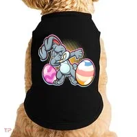 Dabbing Easter Bunny Doggie Tank thumb 0