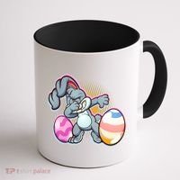 Dabbing Easter Bunny Coffee Mug thumb 1