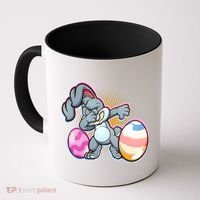 Dabbing Easter Bunny Coffee Mug thumb 0