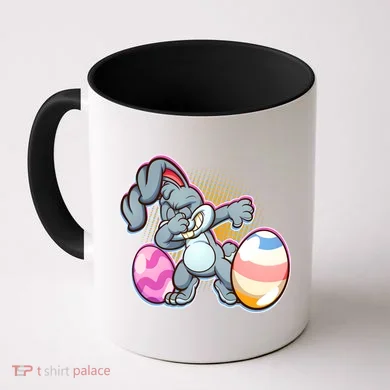 Dabbing Easter Bunny Coffee Mug