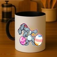 Dabbing Easter Bunny Coffee Mug thumb 4