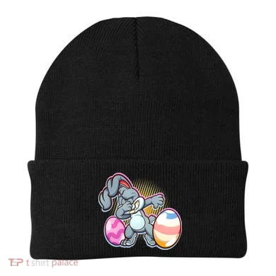 Dabbing Easter Bunny Beanie