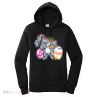 Dabbing Easter Bunny Women's Hoodie thumb 0