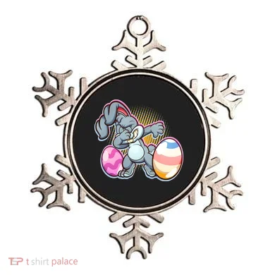 Dabbing Easter Bunny Ornament