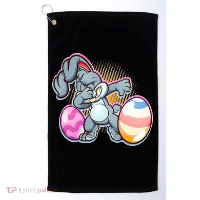 Dabbing Easter Bunny Golf Towel