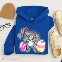 Dabbing Easter Bunny Hoodie thumb 4