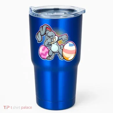Dabbing Easter Bunny Tumbler