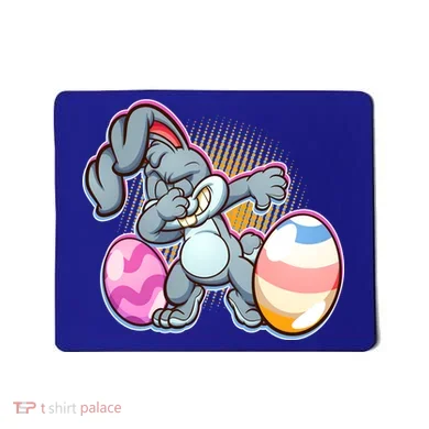 Dabbing Easter Bunny Mousepad
