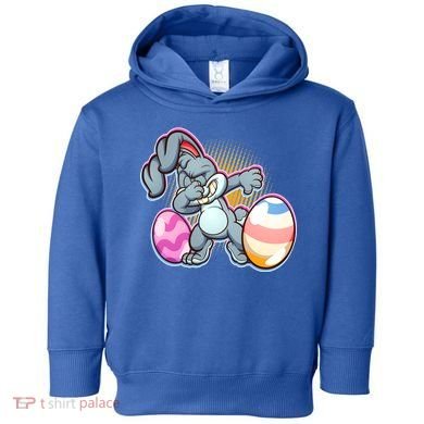 Dabbing Easter Bunny Toddler Hoodie