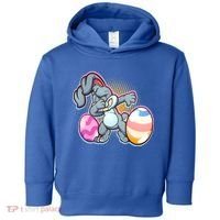 Dabbing Easter Bunny Toddler Hoodie thumb 0