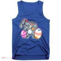 Dabbing Easter Bunny Tank Top thumb 0
