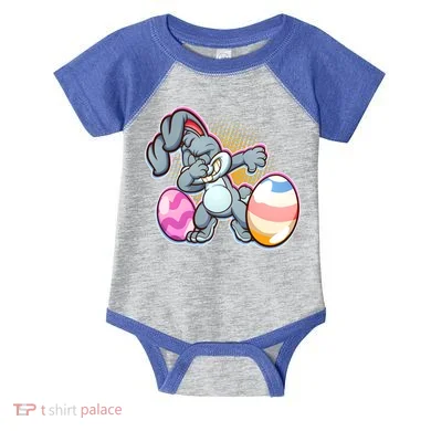Dabbing Easter Bunny Infant Baby Jersey Bodysuit