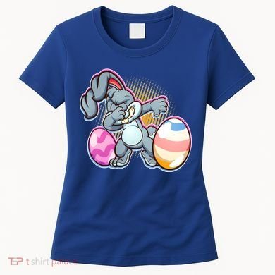 Dabbing Easter Bunny Women's T-Shirt