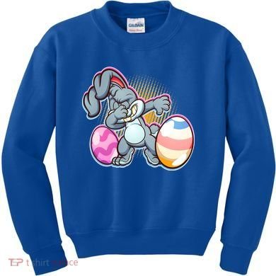 Dabbing Easter Bunny Kids Sweatshirt