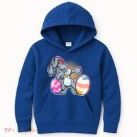 Dabbing Easter Bunny Kids Hoodie thumb 0