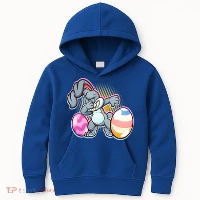 Dabbing Easter Bunny Kids Hoodie