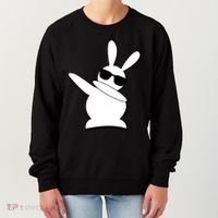 Dabbing Easter Bunny Waring Shades Women's Sweatshirt thumb 0