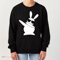 Dabbing Easter Bunny Waring Shades Women's Sweatshirt thumb 0