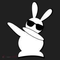 Dabbing Easter Bunny Waring Shades Women's Sweatshirt thumb 2