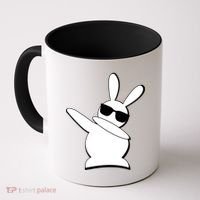Dabbing Easter Bunny Waring Shades Coffee Mug thumb 0