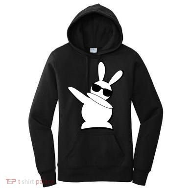 Dabbing Easter Bunny Waring Shades Women's Hoodie