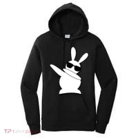Dabbing Easter Bunny Waring Shades Women's Hoodie thumb 0