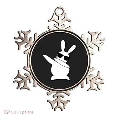 Dabbing Easter Bunny Waring Shades Ornament