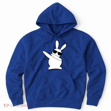 Dabbing Easter Bunny Waring Shades Hoodie