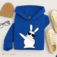 Dabbing Easter Bunny Waring Shades Hoodie thumb 4