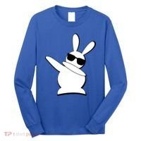 Dabbing Easter Bunny Waring Shades Long Sleeve Shirt thumb 0