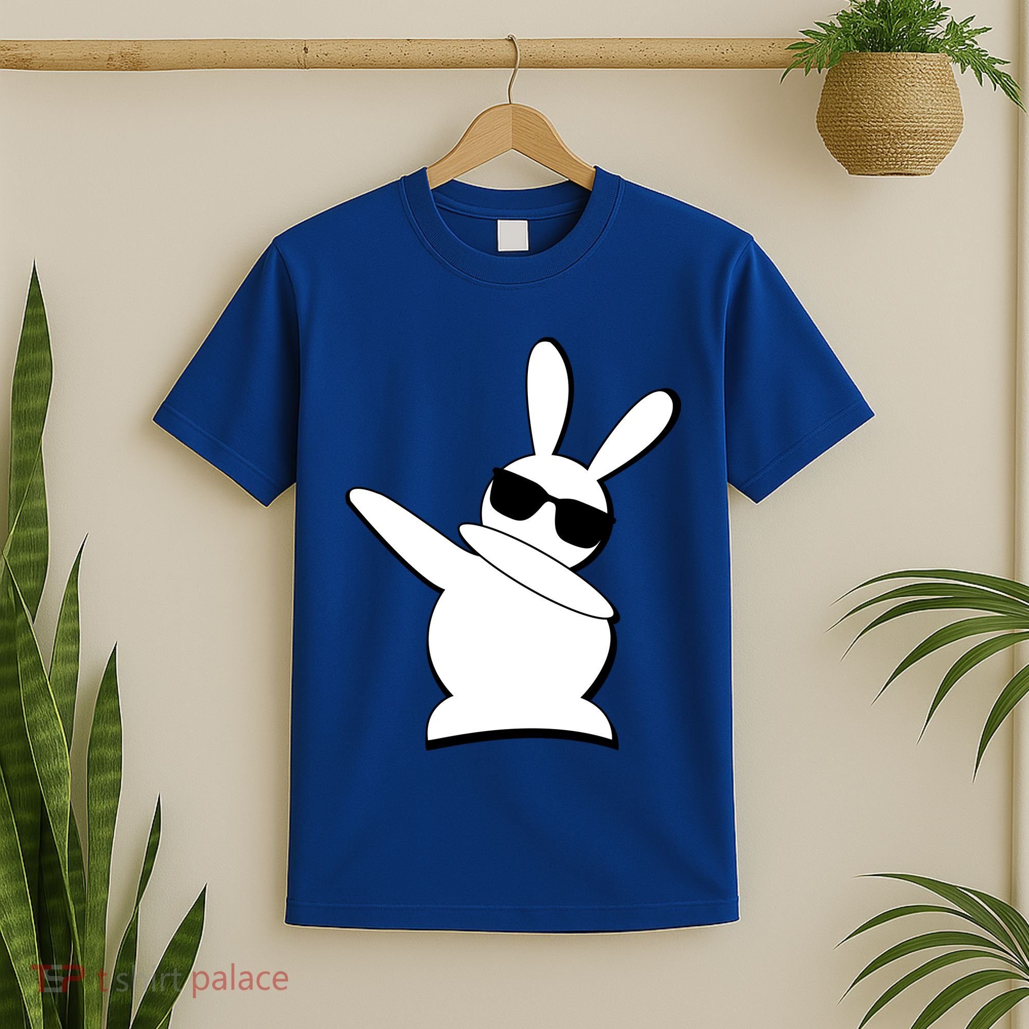 Dabbing Easter Bunny Waring Shades T-Shirt
