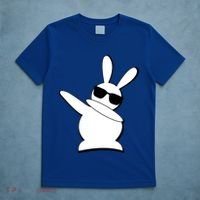 Dabbing Easter Bunny Waring Shades T-Shirt thumb 5