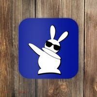 Dabbing Easter Bunny Waring Shades Coaster thumb 0