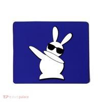 Dabbing Easter Bunny Waring Shades Mousepad thumb 0