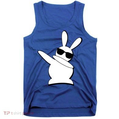Dabbing Easter Bunny Waring Shades Tank Top